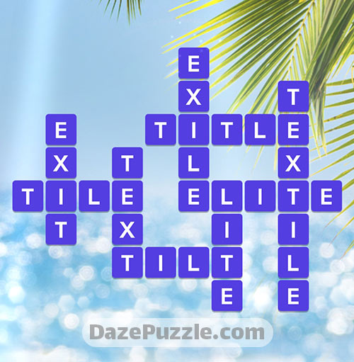 Wordscapes July 26 2024 Daily Puzzle Answers