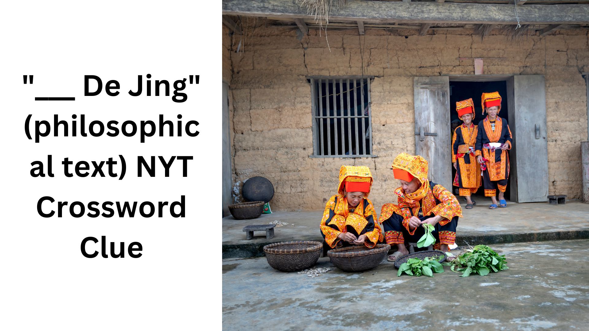 "___ De Jing" (philosophical text) NYT Crossword Clue