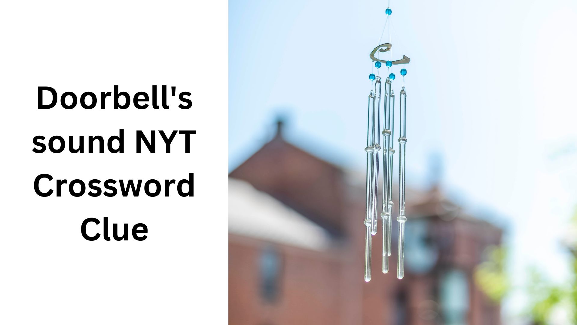 Doorbell's sound NYT Crossword Clue