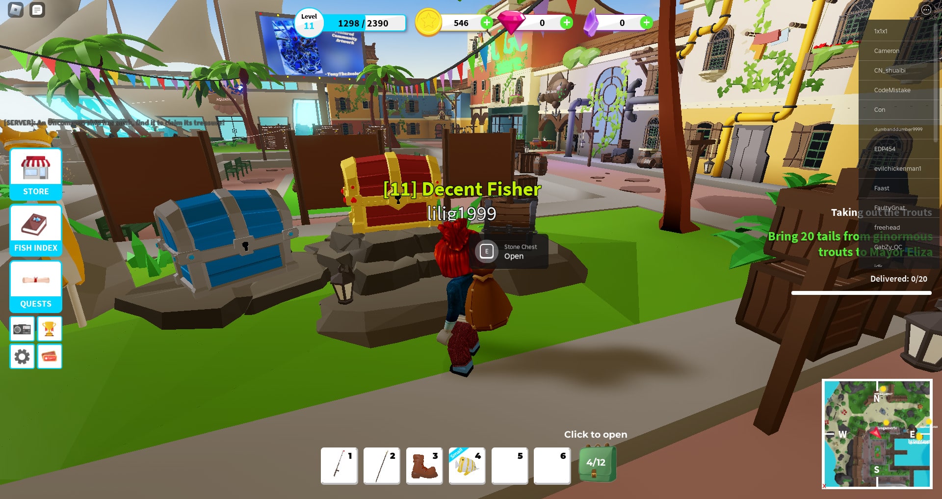 Fishing Simulator Roblox Chests