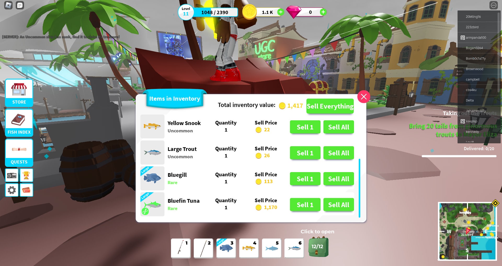 Fishing Simulator tips