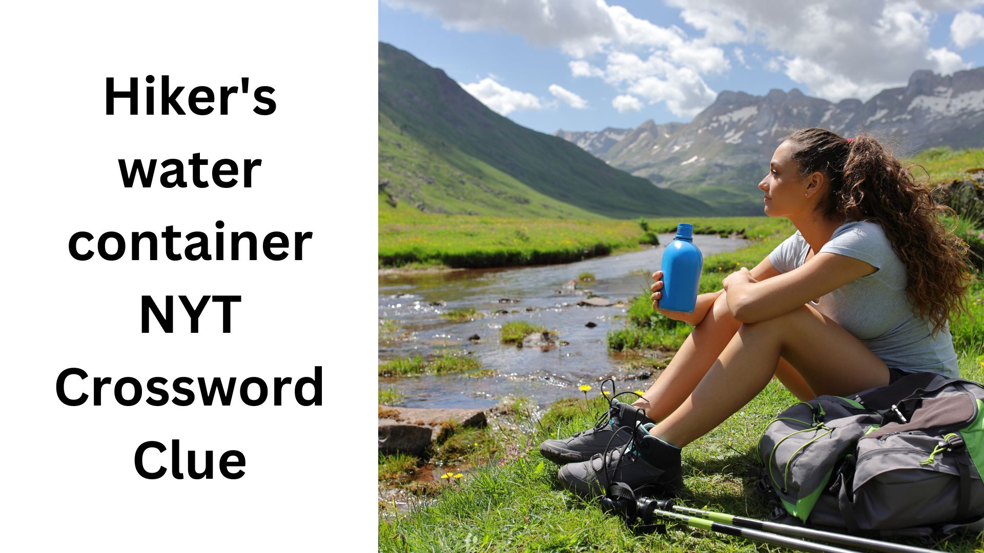 Hiker's water container NYT Crossword Clue