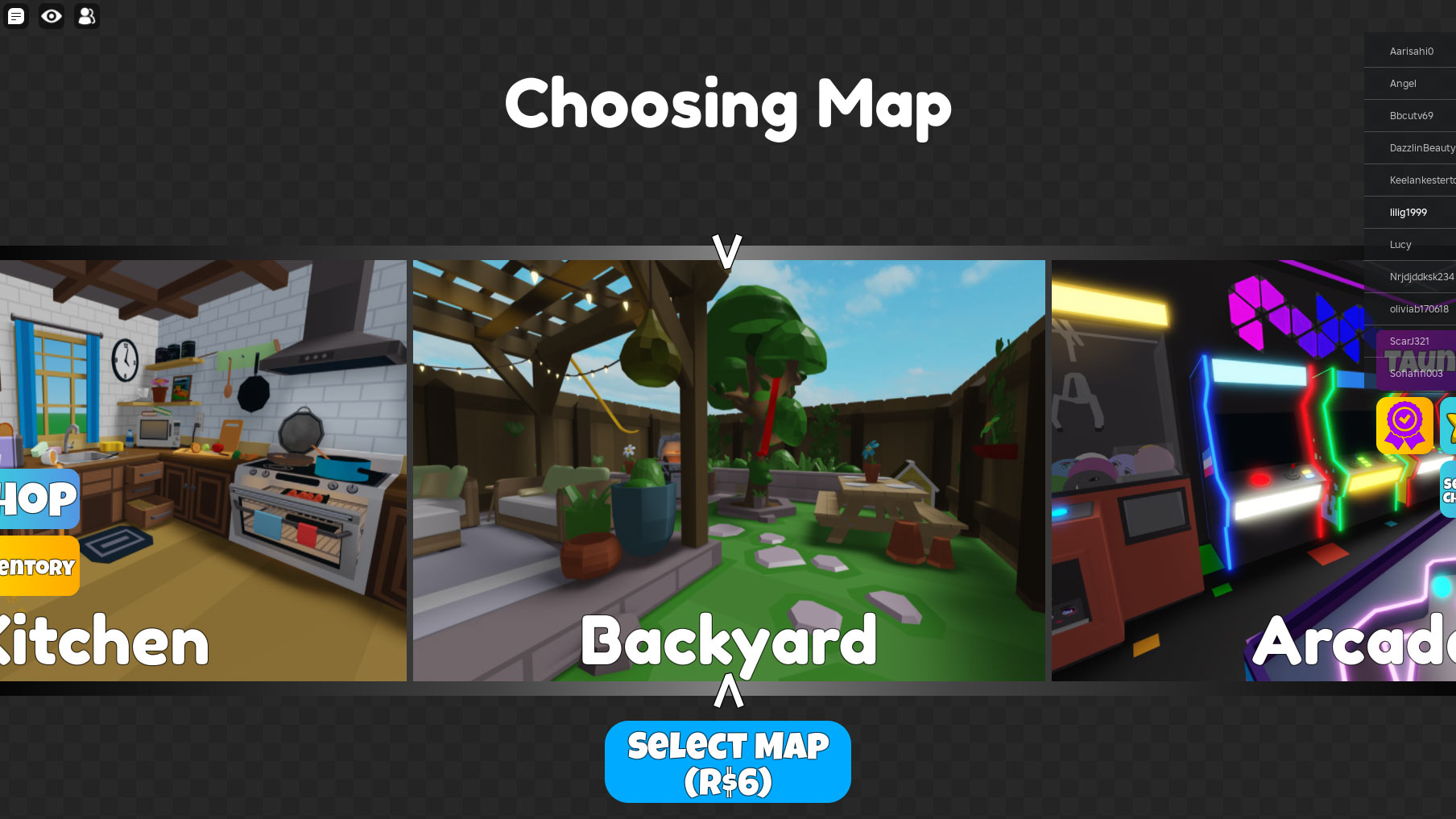 Mega hide and seek map