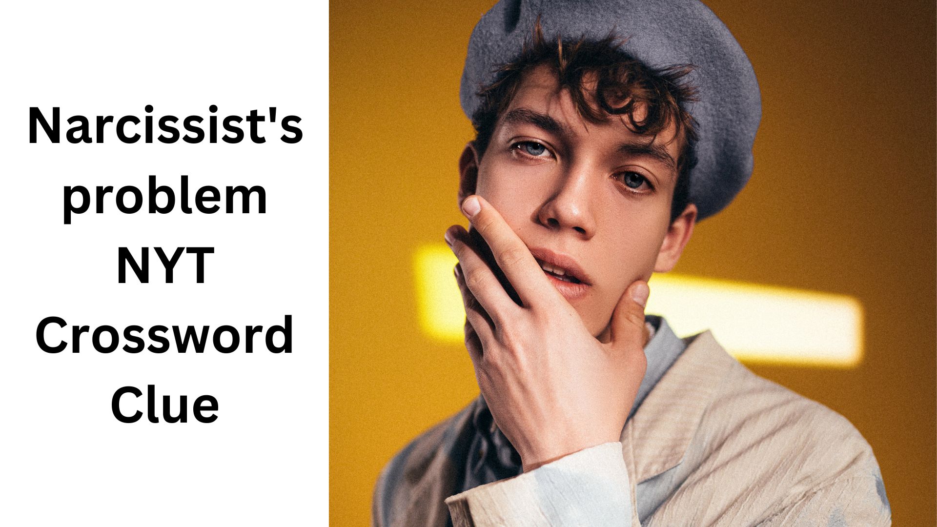 Narcissist's problem NYT Crossword Clue