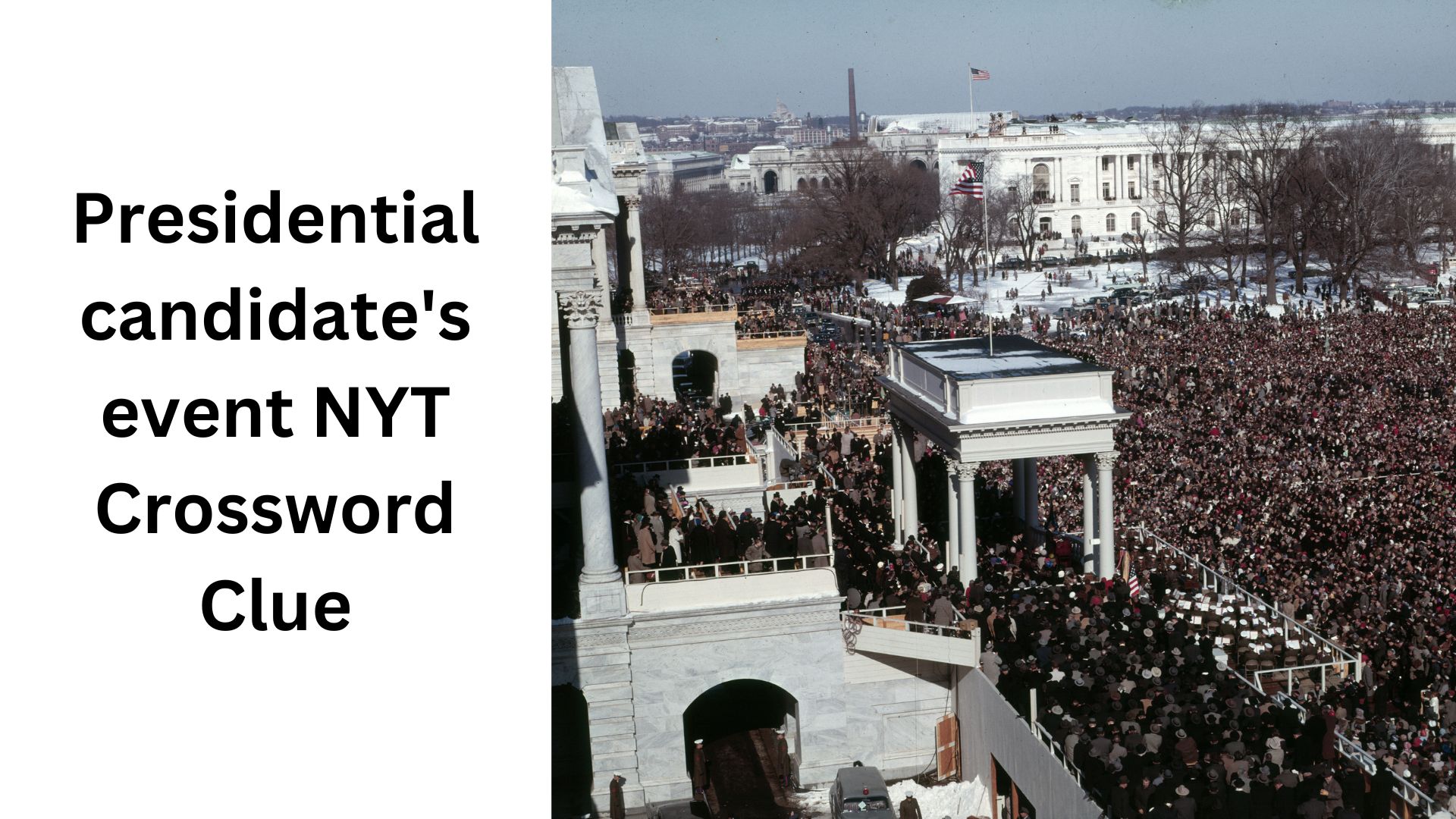 Presidential candidate's event NYT Crossword Clue
