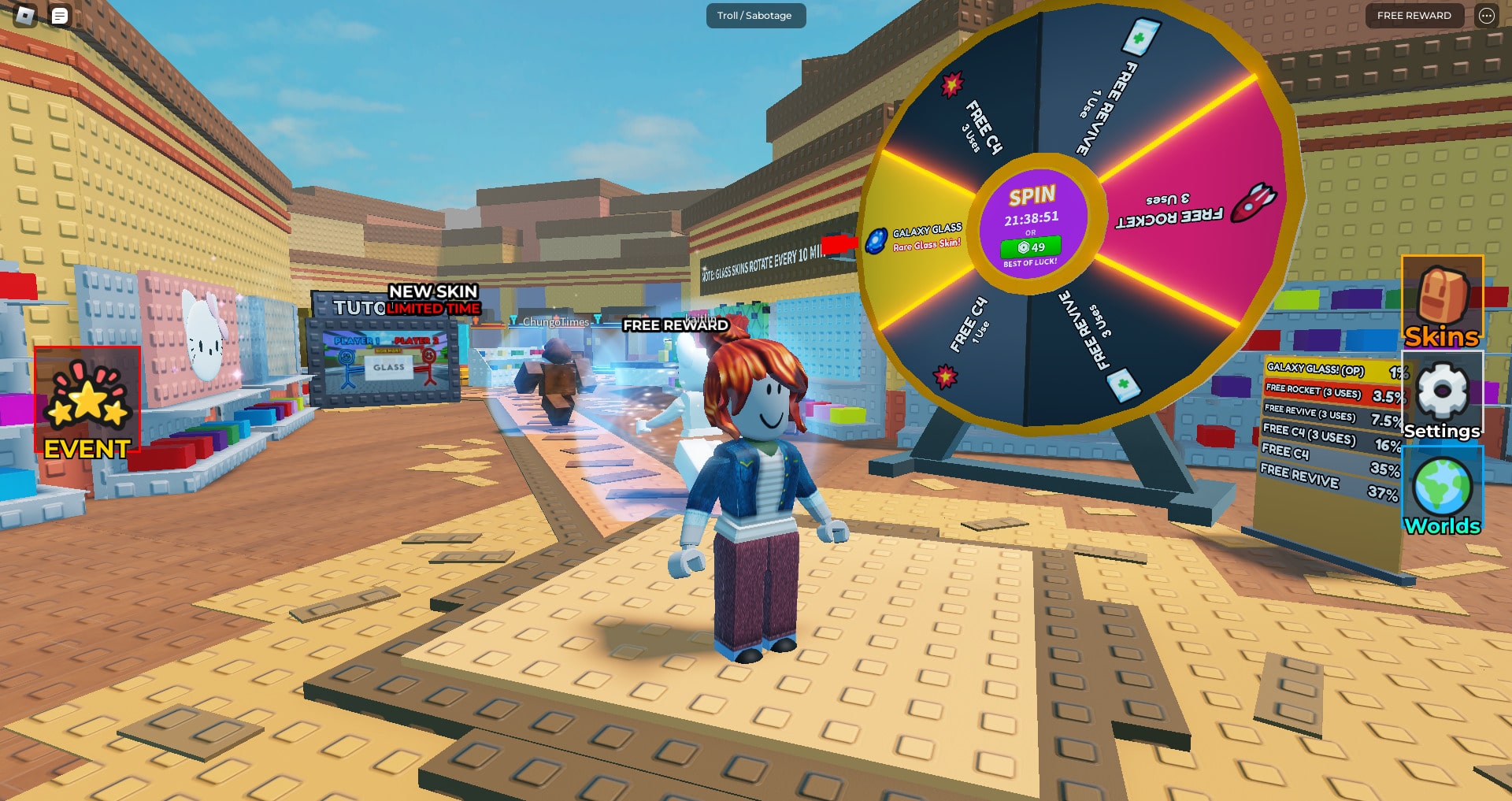 Roblox Don’t Shatter (2 Players) Codes