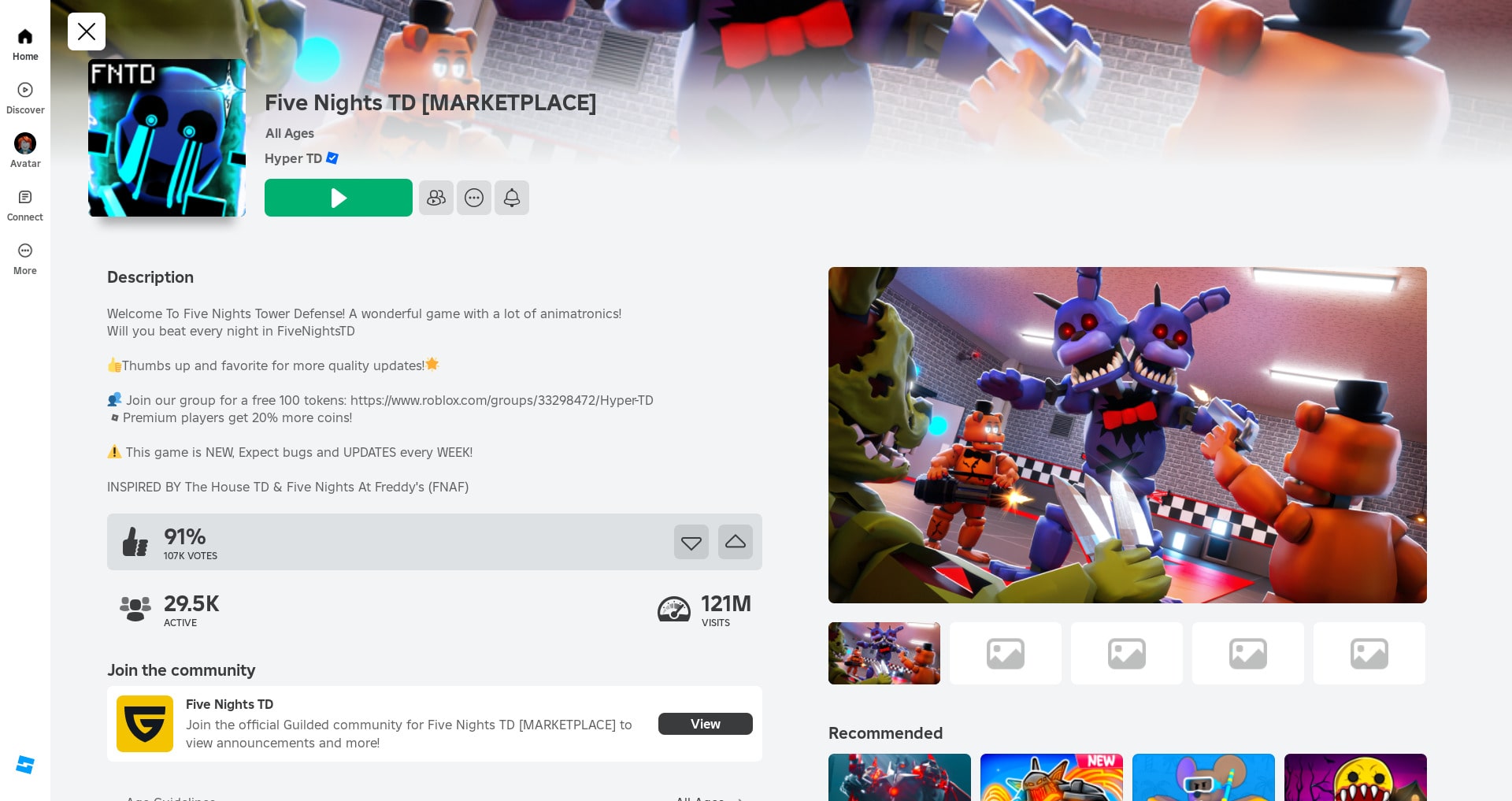 Roblox Five Nights TD Wiki