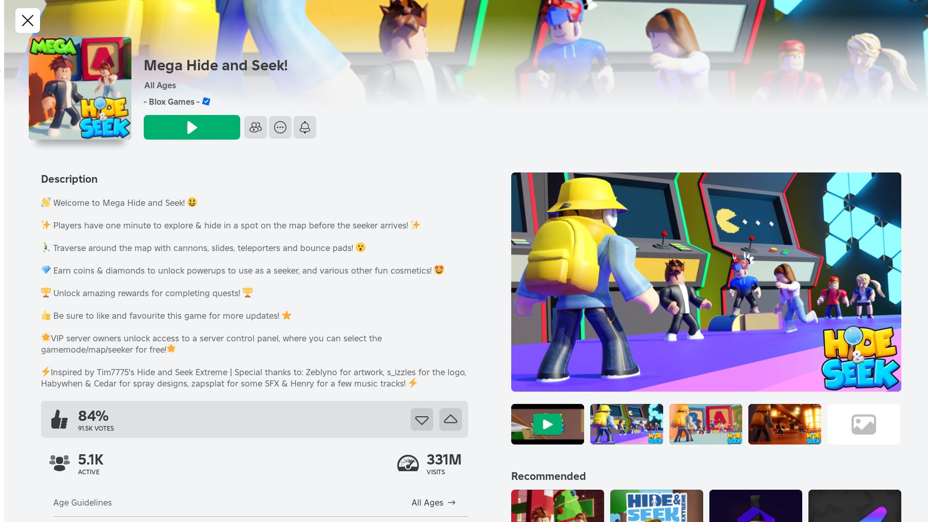 Mega Hide and Seek download