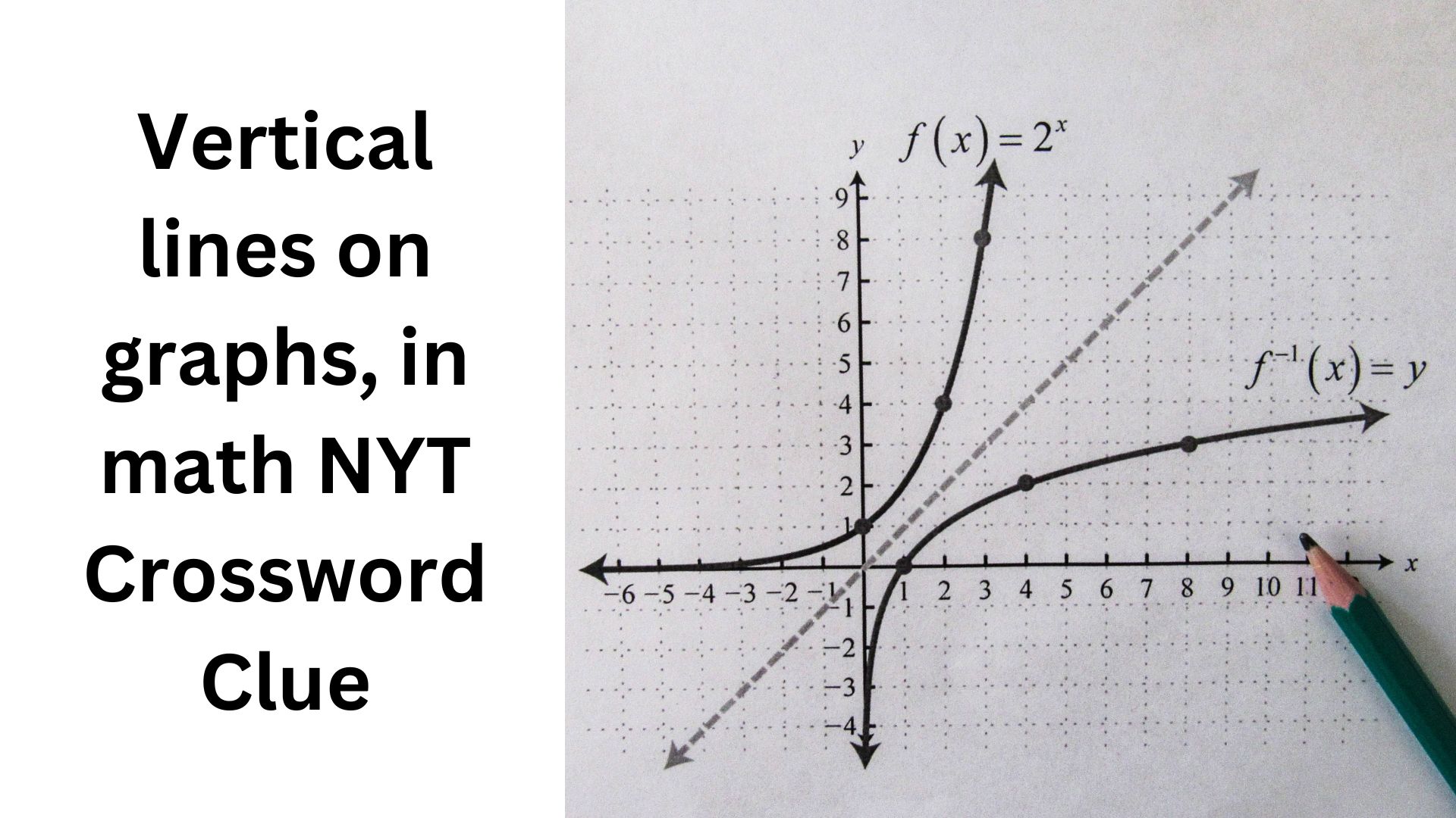 Vertical lines on graphs, in math NYT Crossword Clue