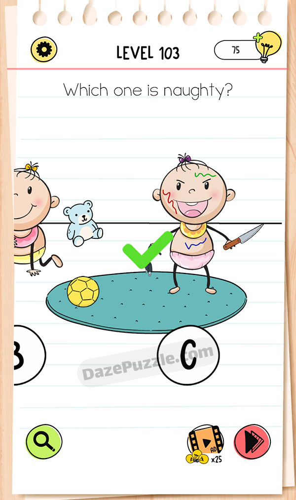 brain test all star level 103 answer