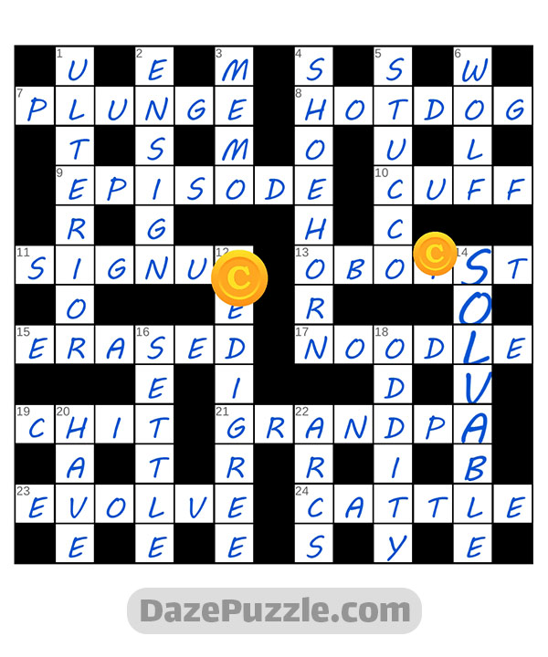 puzzle page challenger 25 august 2024 answer