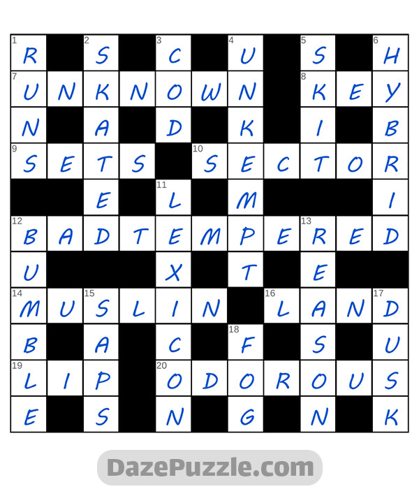 puzzle page crossword 22 august 2024 answer