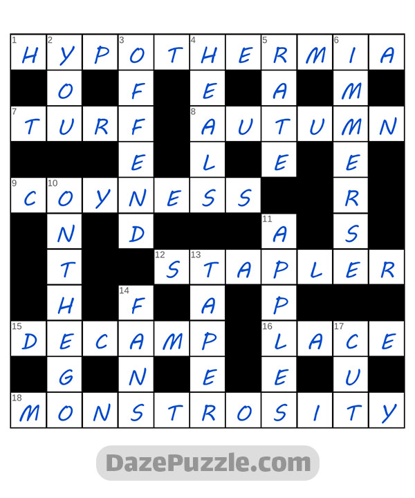 puzzle page crossword 30 august 2024 answer