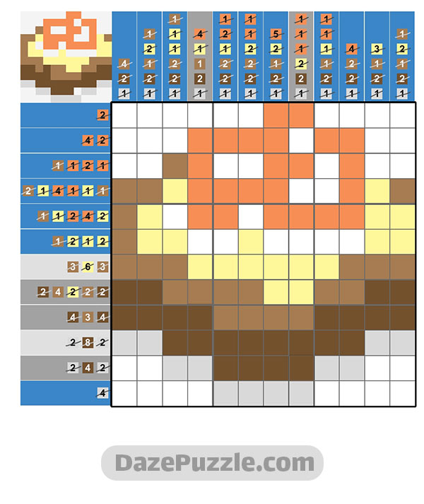 puzzle page picture cross 22 august 2024 answer