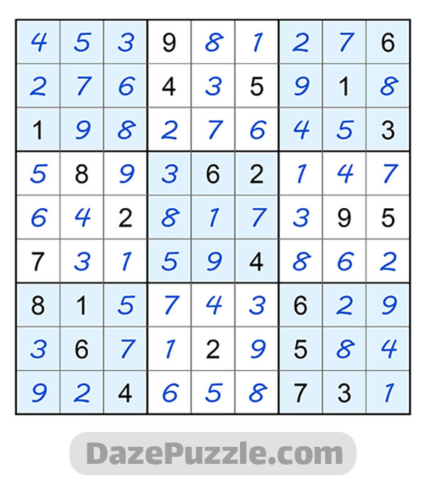 puzzle page sudoku 22 august 2024 answer