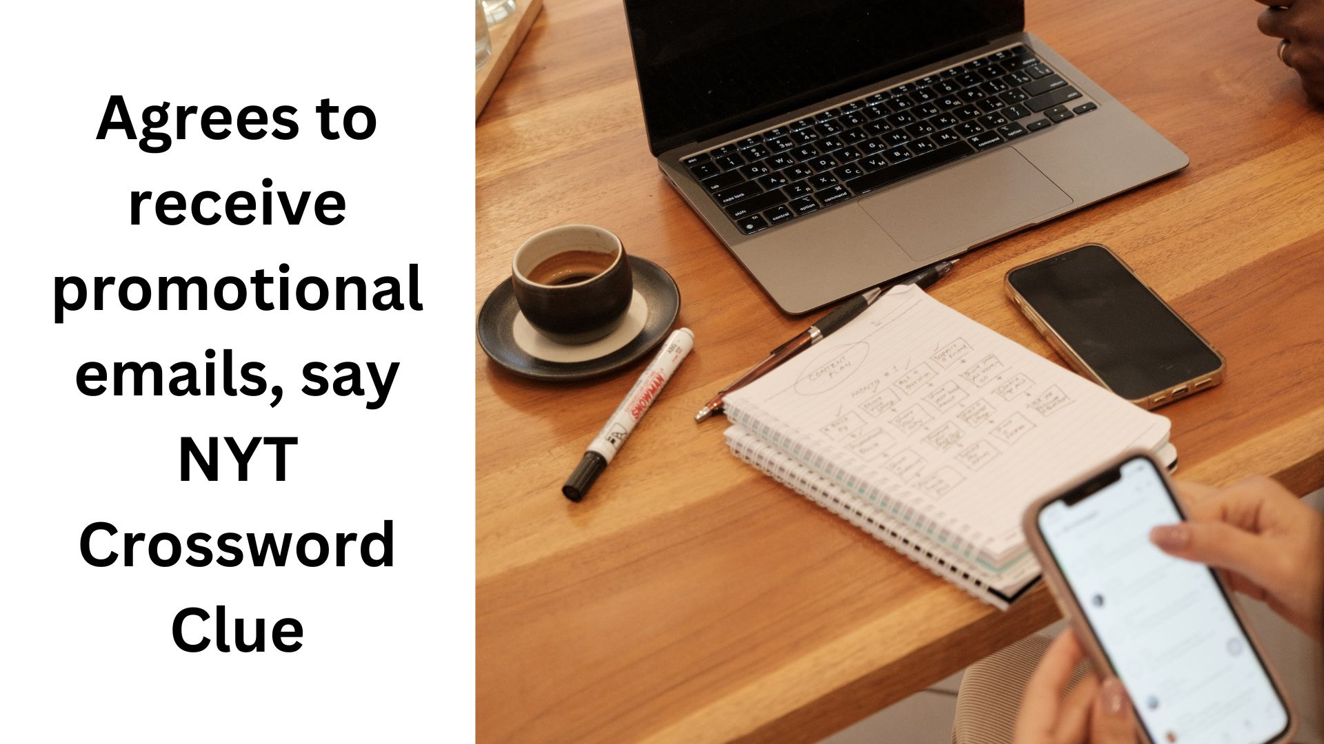 Agrees to receive promotional emails, say NYT Crossword Clue