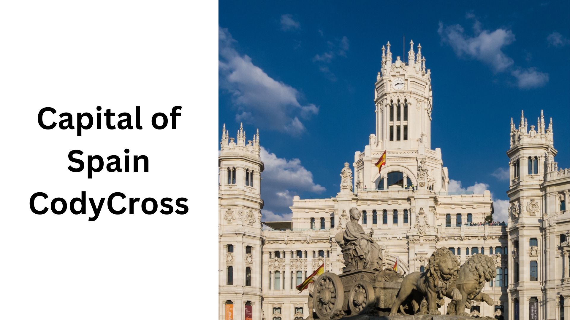 Capital of Spain CodyCross