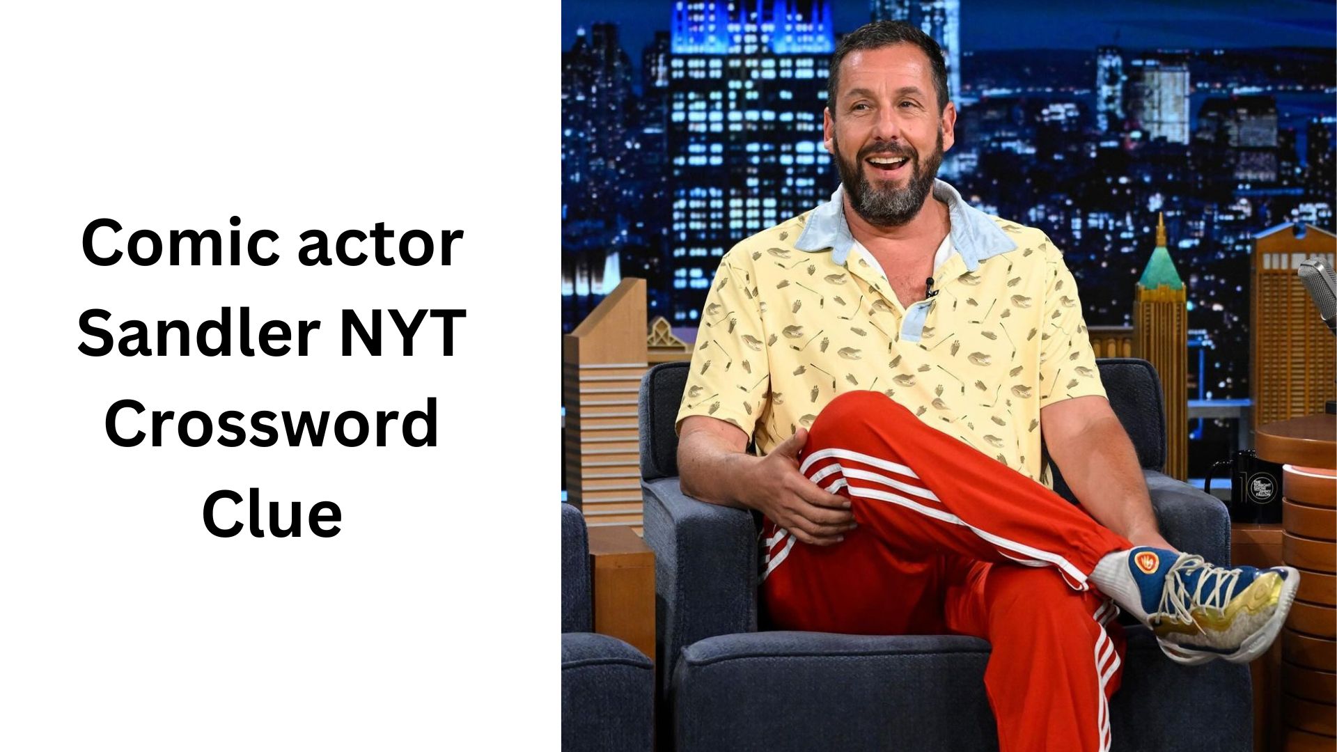 Comic actor Sandler NYT Crossword Clue