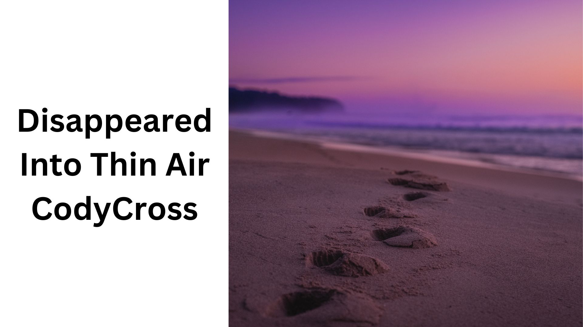 Disappeared Into Thin Air CodyCross