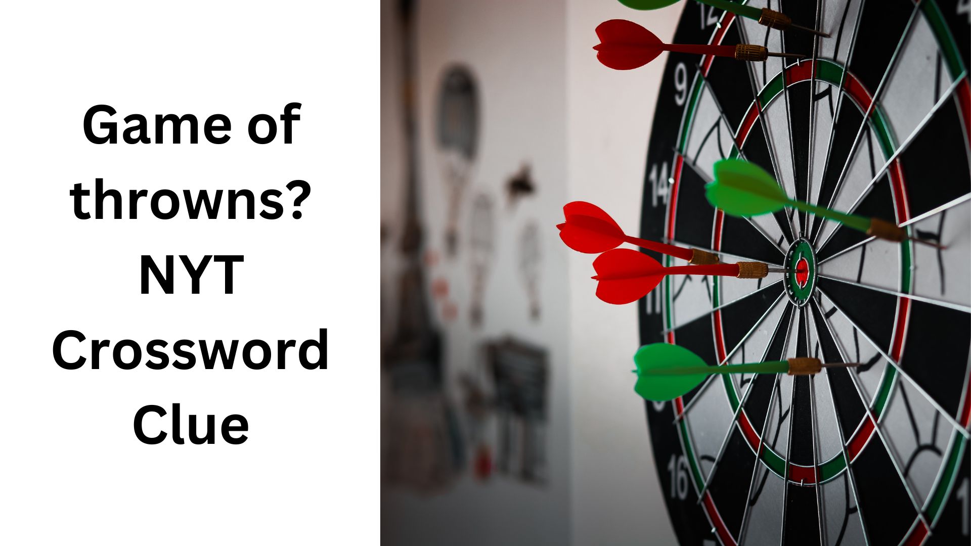 Game of throwns? NYT Crossword Clue