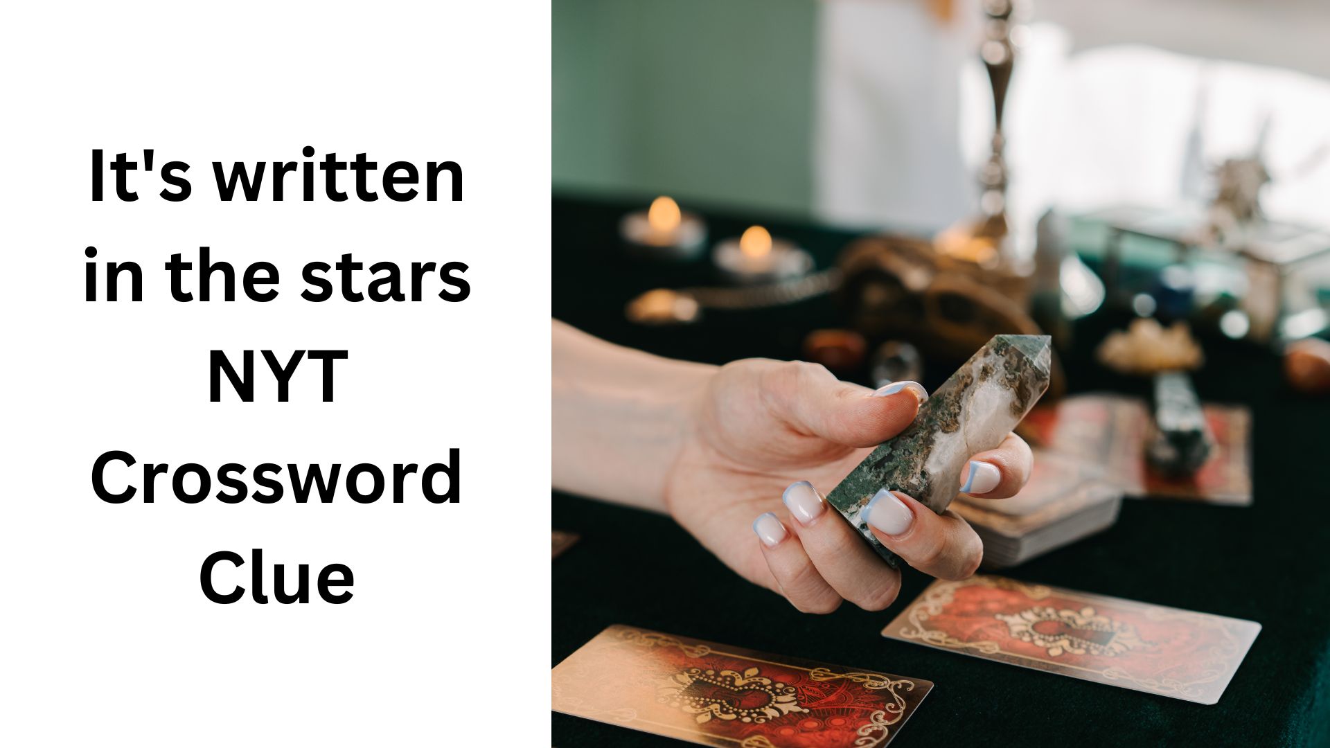It's written in the stars NYT Crossword Clue