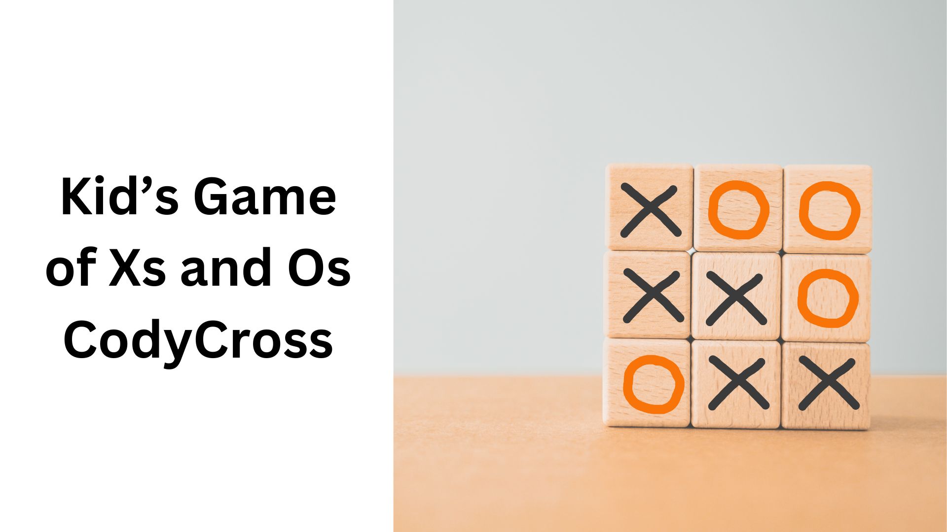Kid’s Game of Xs and Os CodyCross