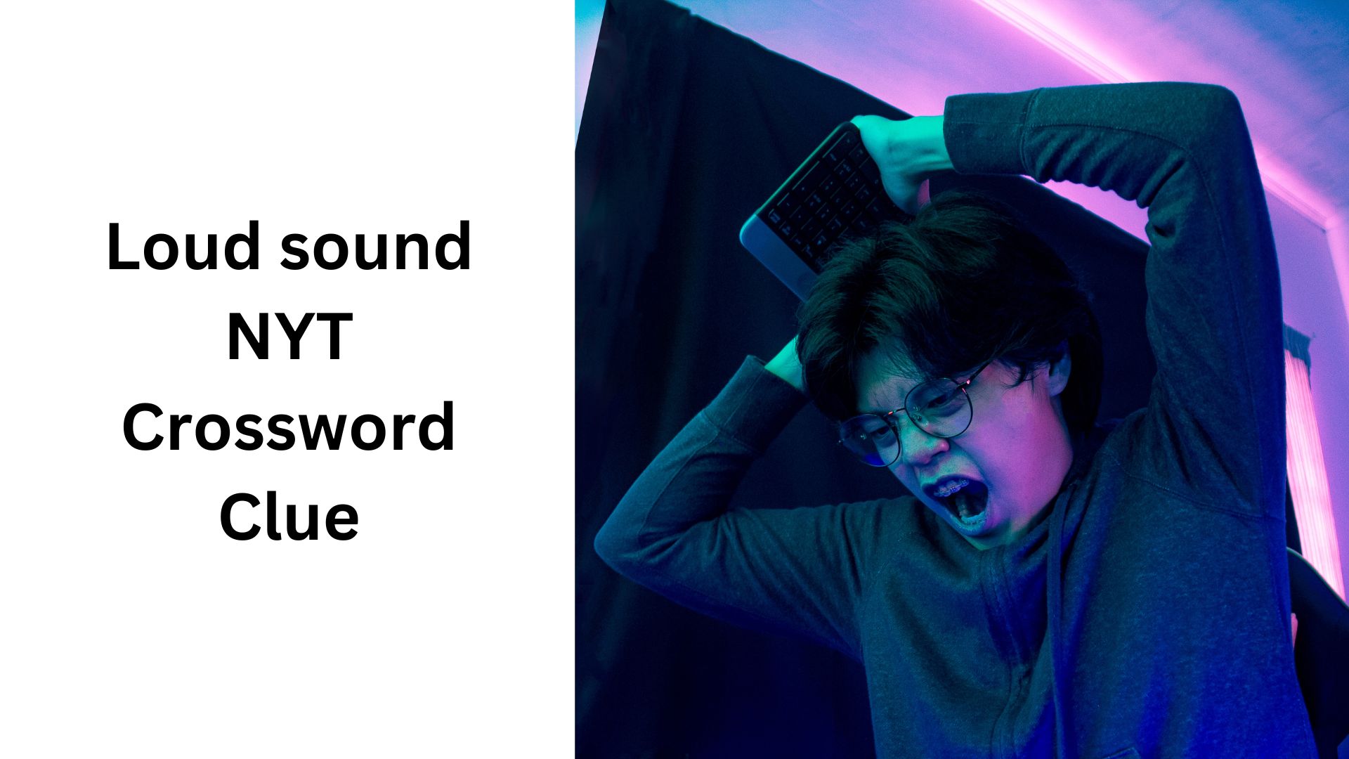 Loud sound NYT Crossword Clue