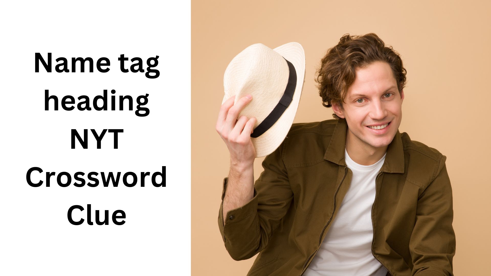 Name tag heading NYT Crossword Clue