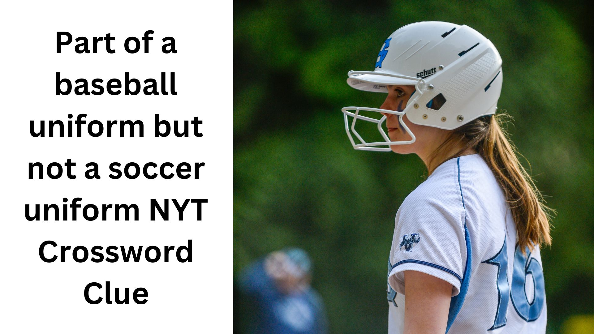 Part of a baseball uniform but not a soccer uniform NYT Crossword Clue