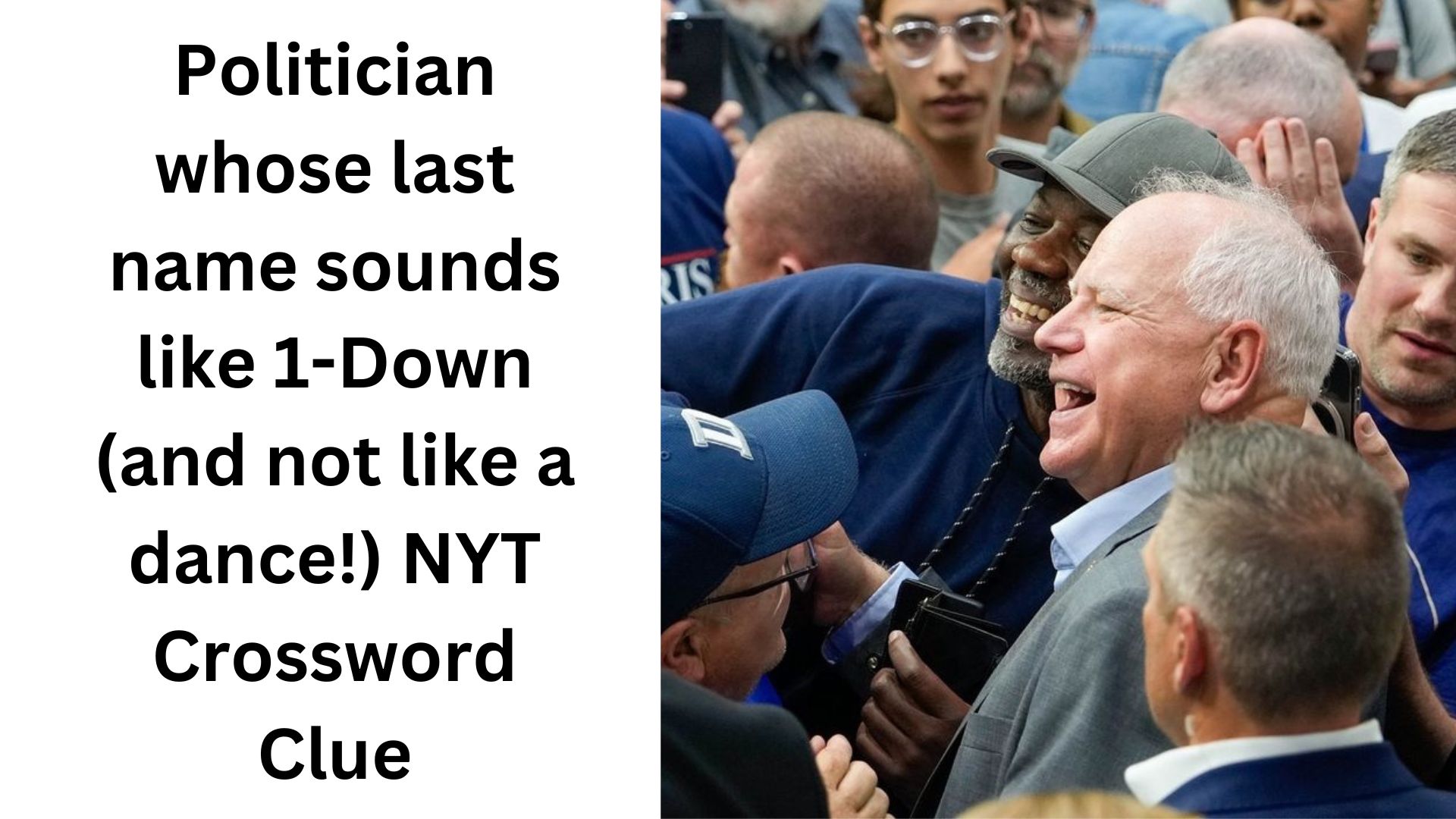 Politician whose last name sounds like 1-Down (and not like a dance!) NYT Crossword Clue