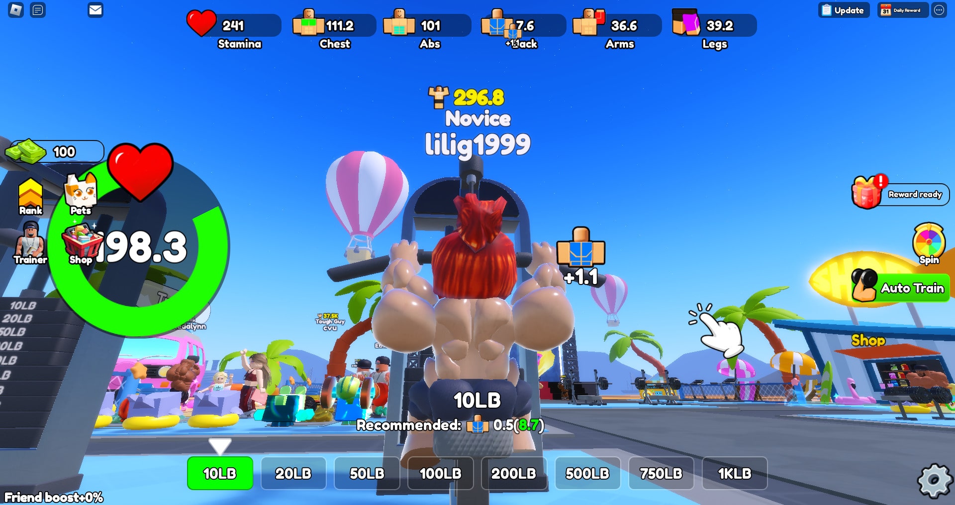 Roblox Gym Star Simulator