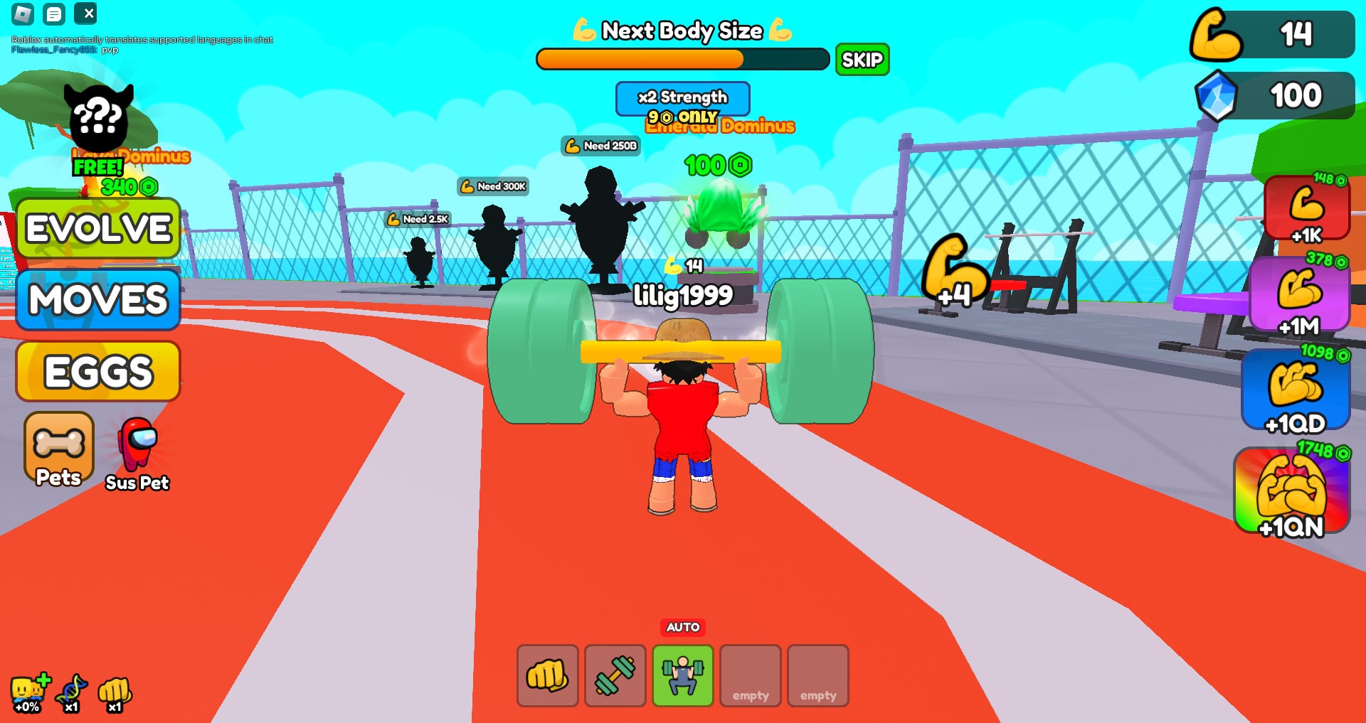 Roblox Strong Legends Gameplay