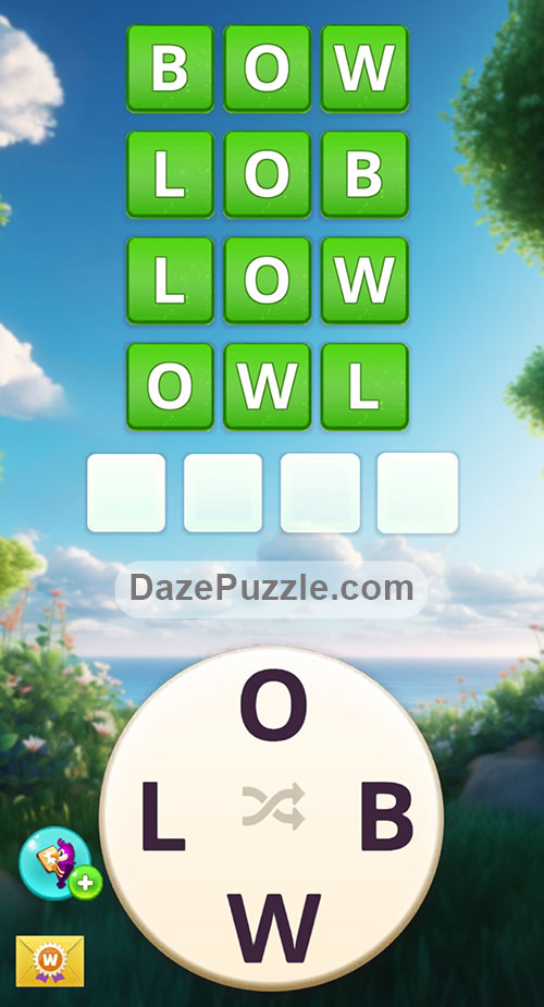 Word Madness Level 15 Answers