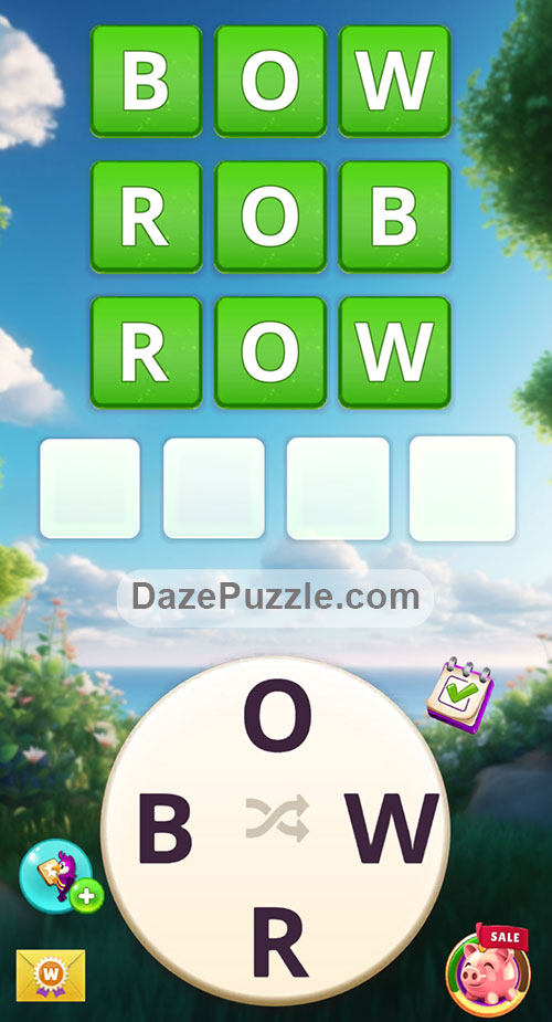 Word Madness Level 19 Answers