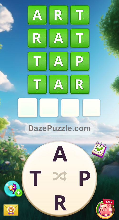 Word Madness Level 20 Answers