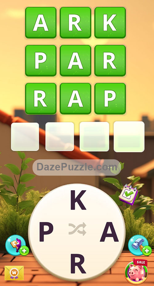 Word Madness Level 26 Answers