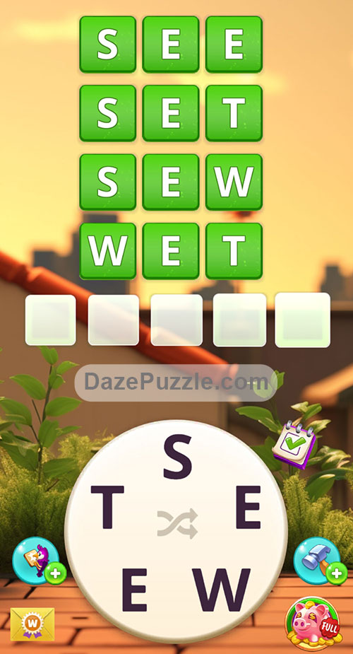 Word Madness Level 31 Answers
