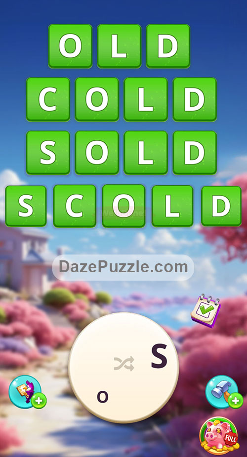 Word Madness Level 32 Answers