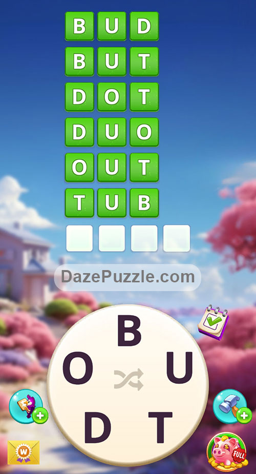 Word Madness Level 33 Answers