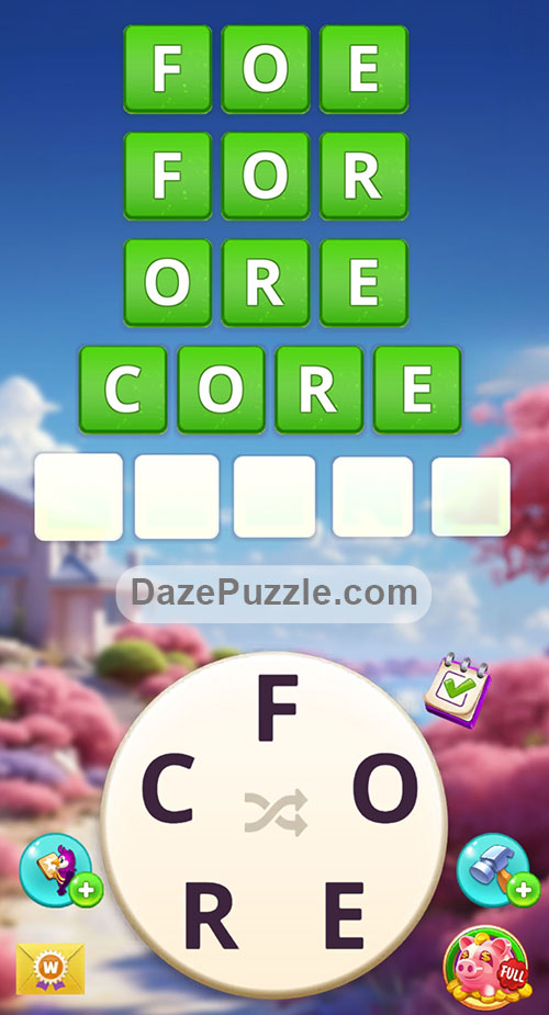 Word Madness Level 37 Answers