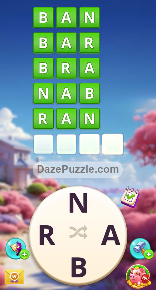 Word Madness Level 38 Answers