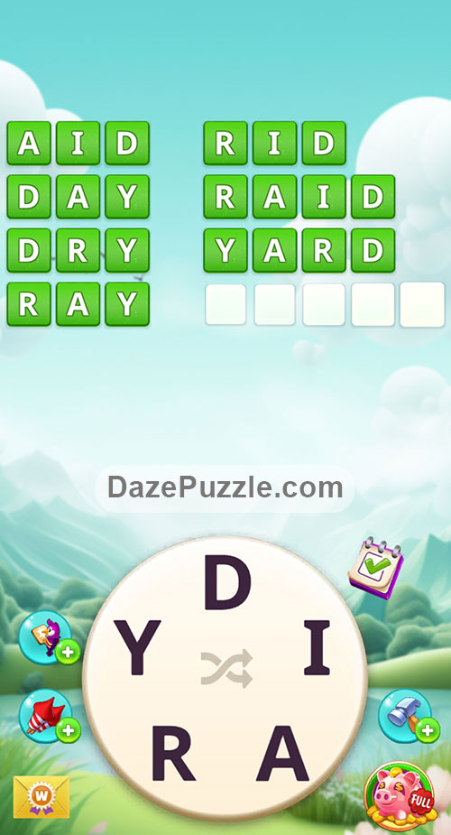 Word Madness Level 43 Answers