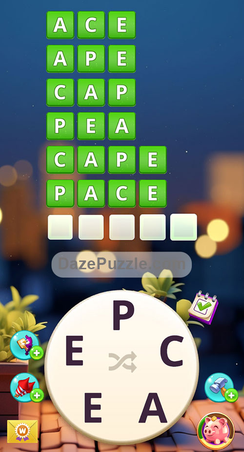 Word Madness Level 52 Answers