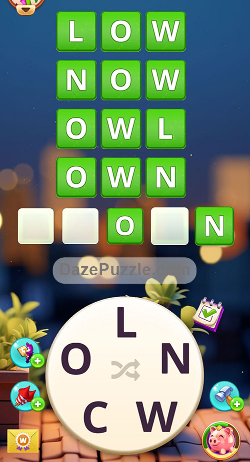 Word Madness Level 56 Answers