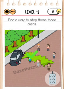 brain test 2 alien invasion level 12 answer