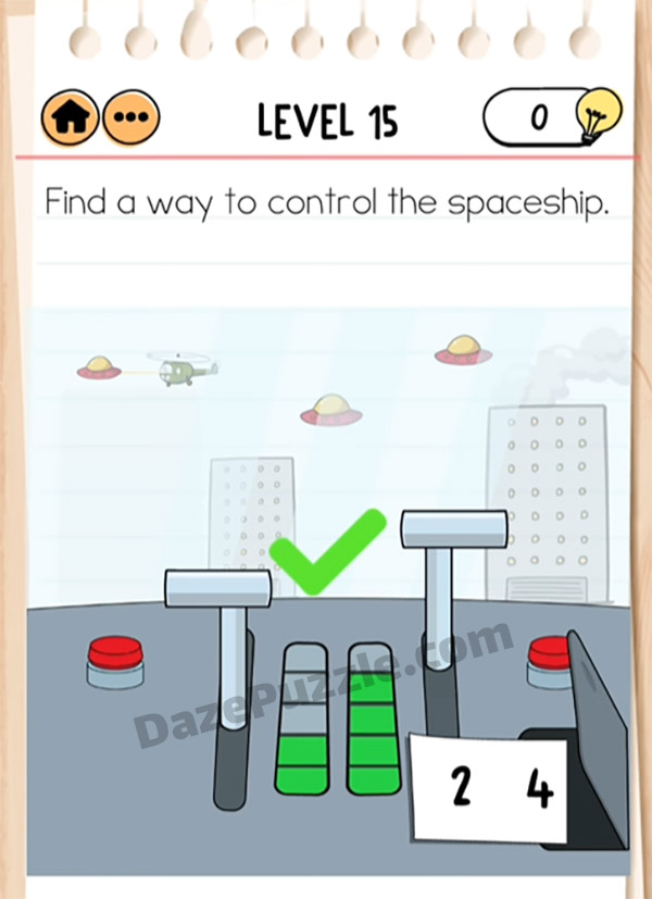 brain test 2 alien invasion level 15 answer