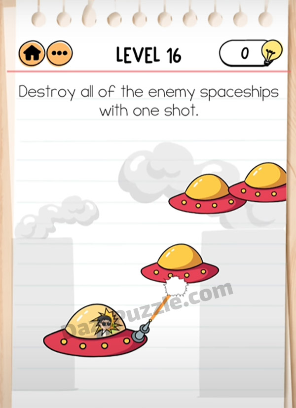 brain test 2 alien invasion level 16 answer
