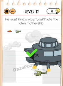 brain test 2 alien invasion level 17 answer