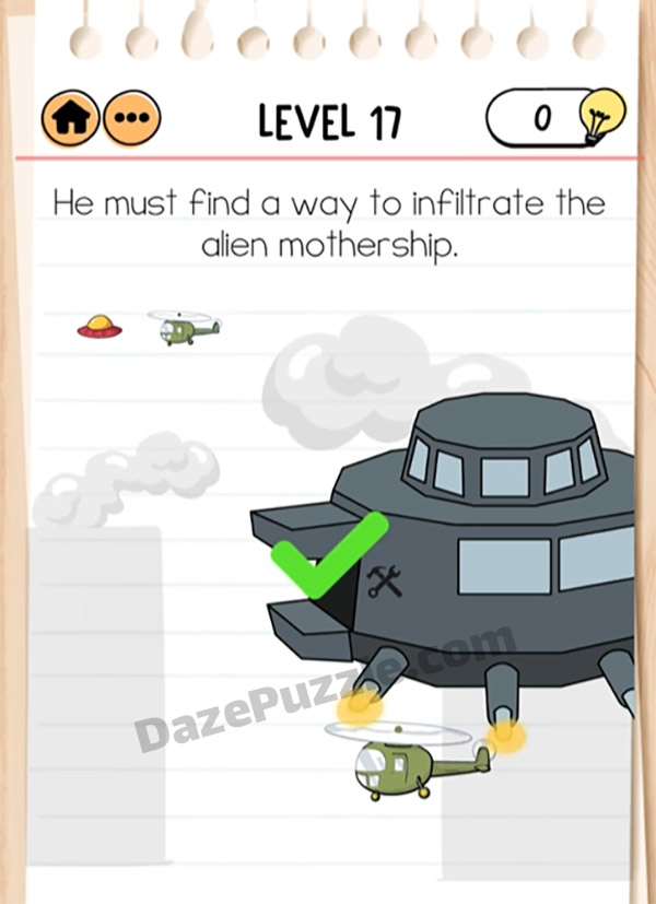 brain test 2 alien invasion level 17 answer