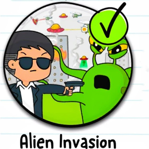 brain test 2 alien invasion logo